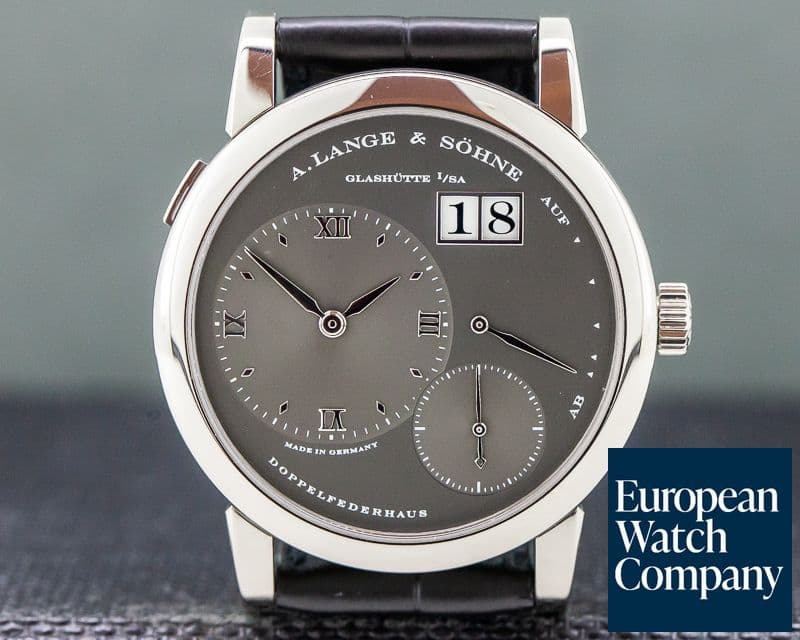 Image of A. Lange and Sohne Lange 1 Grey Slate Dial White Gold 