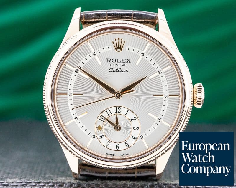 Image of Rolex Cellini Dual Time 18K Rose Gold 
