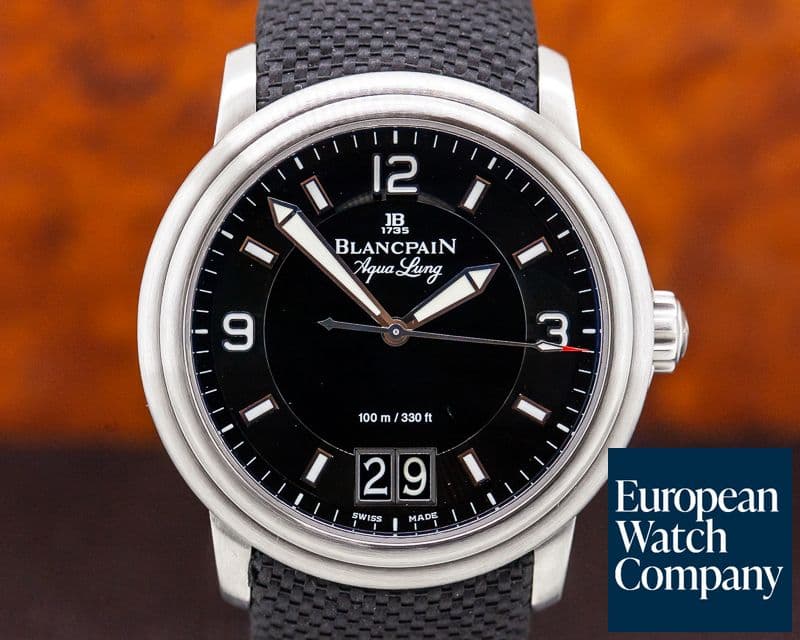 Image of Blancpain Aqualung Big Date Black Dial VLADAMIR PUTIN Limited SS
