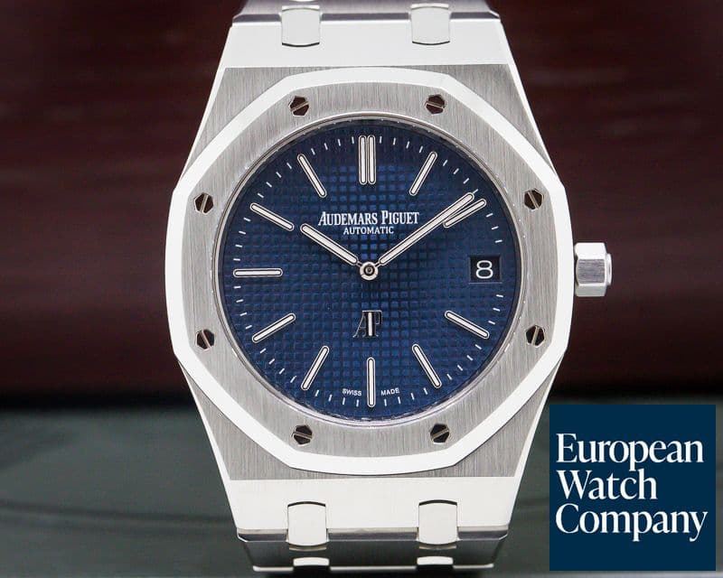 Image of Audemars Piguet Royal Oak Extra Thin Blue Dial SS 15202ST