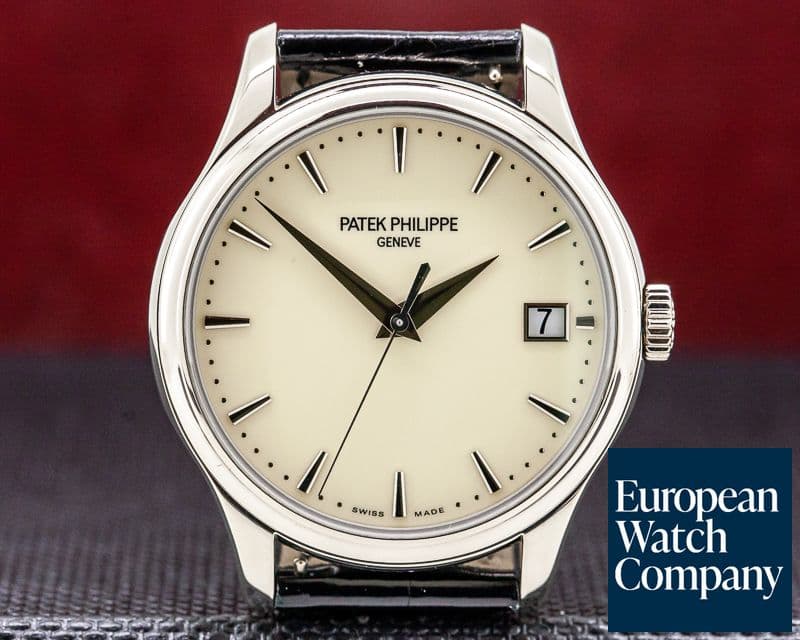 Image of Patek Philippe Calatrava Automatic Ivory Dial 18K White Gold 