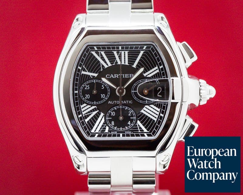 Image of Cartier Roadster Chronograph XL Black Dial SS / SS
