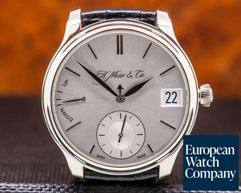 Image of H. Moser & Cie Endeavour Perpetual Calendar 1 18k White Gold 