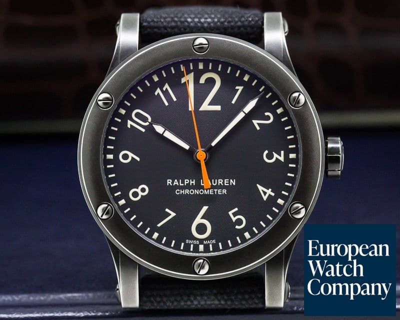 Image of Ralph Lauren Sporting RL67 Chronometer 45mm Steel "Safari Collection"