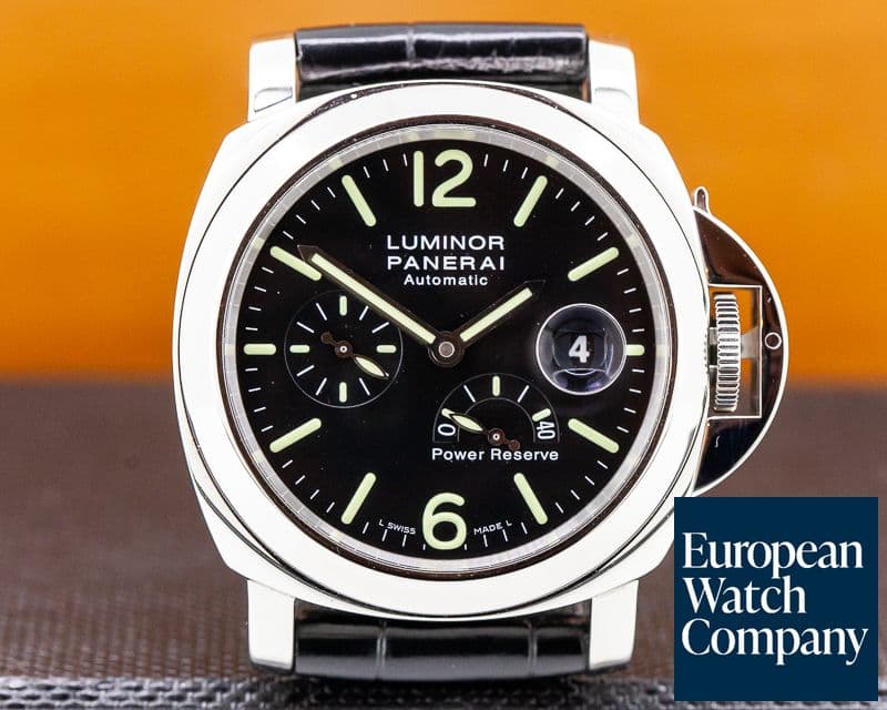 Image of Panerai Luminor Power Reserve Black Dial 44MM SS