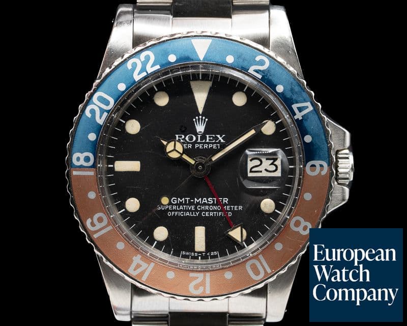 Image of Rolex Vintage GMT Master "Pepsi Bezel" SS Circa 1978