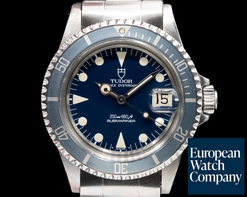 Image of Tudor Submariner Blue Matte Dial Lollipop FULL SET