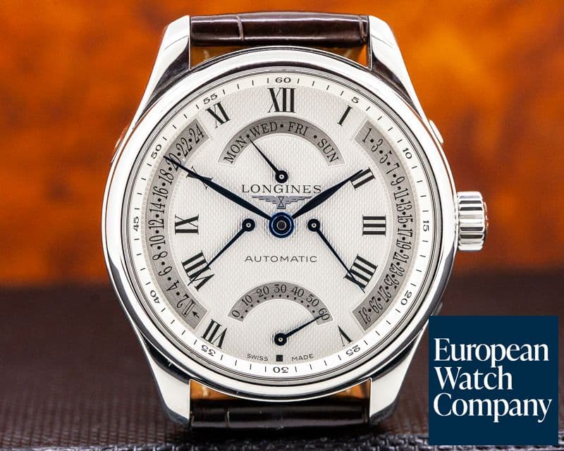 Image of Longines Master Collection GMT Retrograde Quadruple SS / Deployant
