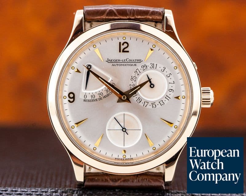 Image of Jaeger LeCoultre Master Reserve de Marche 18K Rose Gold / Silver Dial