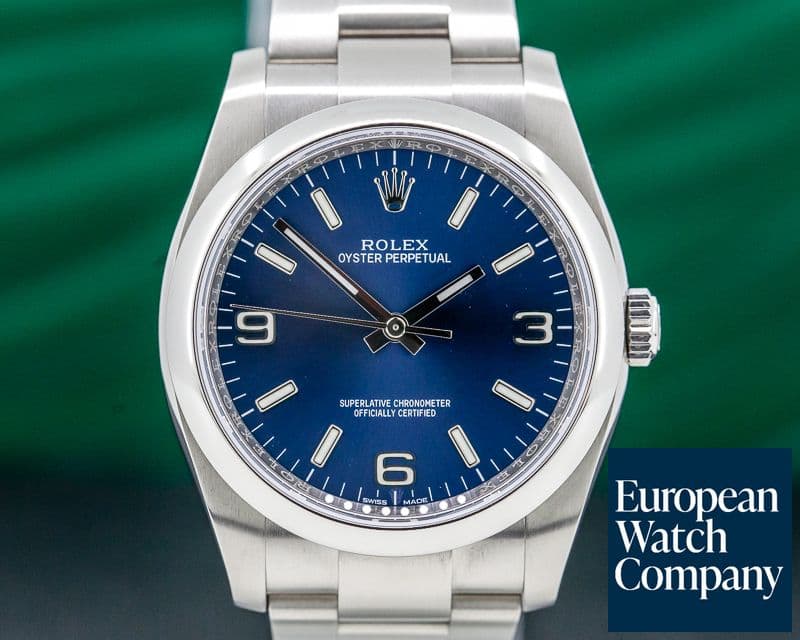 Image of Rolex Oyster Perpetual SS Blue Dial 