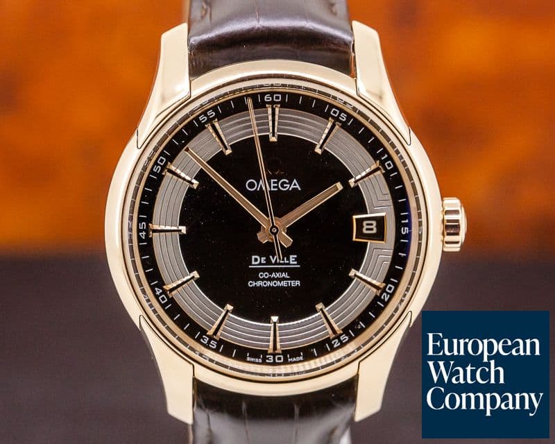 Image of Omega DeVille Hour Vision Co-Axial Chronometer 18K/Deployant