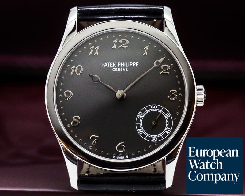 Image of Patek Philippe Calatrava Automatic Grey Arabic Dial Platinum RARE