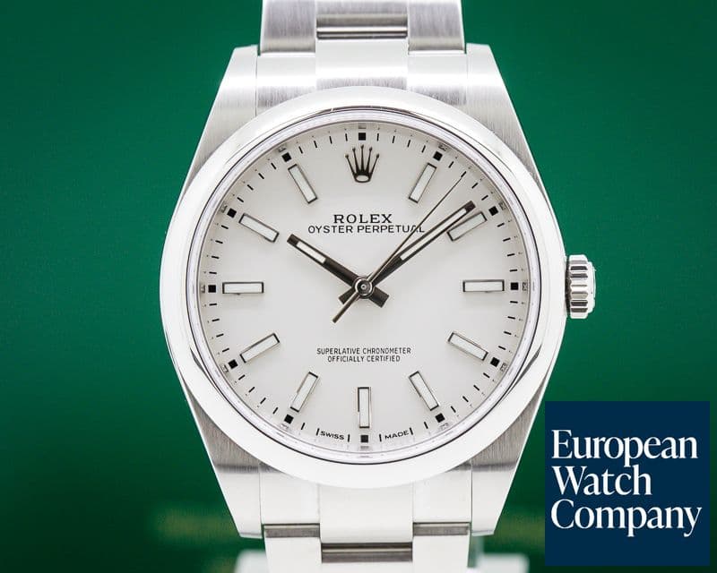Image of Rolex Oyster Perpetual SS White Stick Dial 