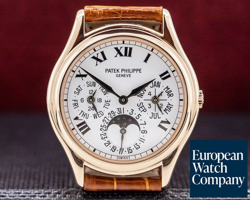 Image of Patek Philippe Perpetual Calendar Rose Gold / Roman Numerals 