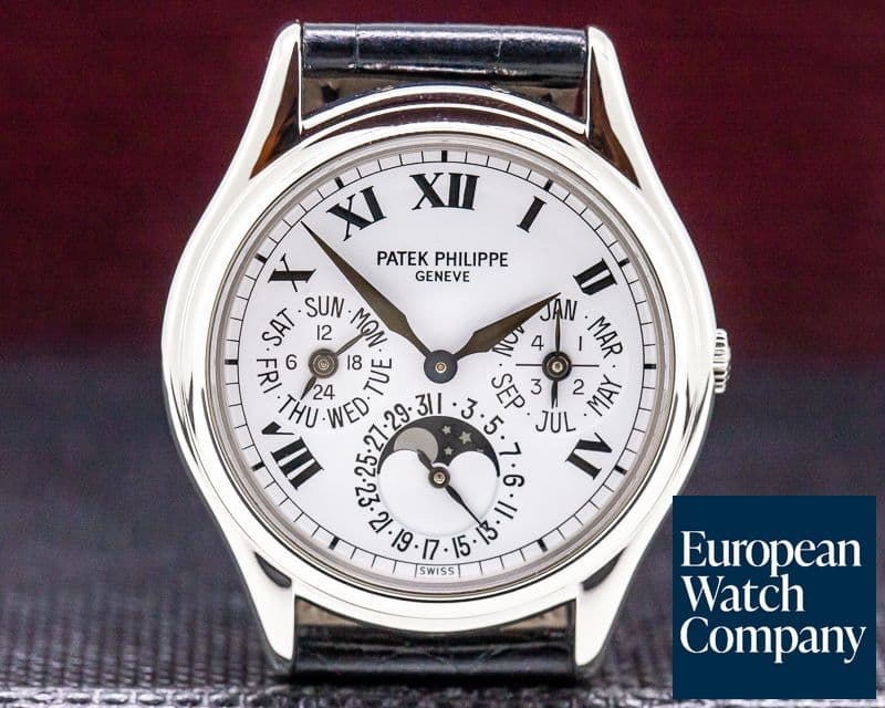 Image of Patek Philippe Perpetual Calendar White Dial Roman Platinum POSSIBLY UNIQUE