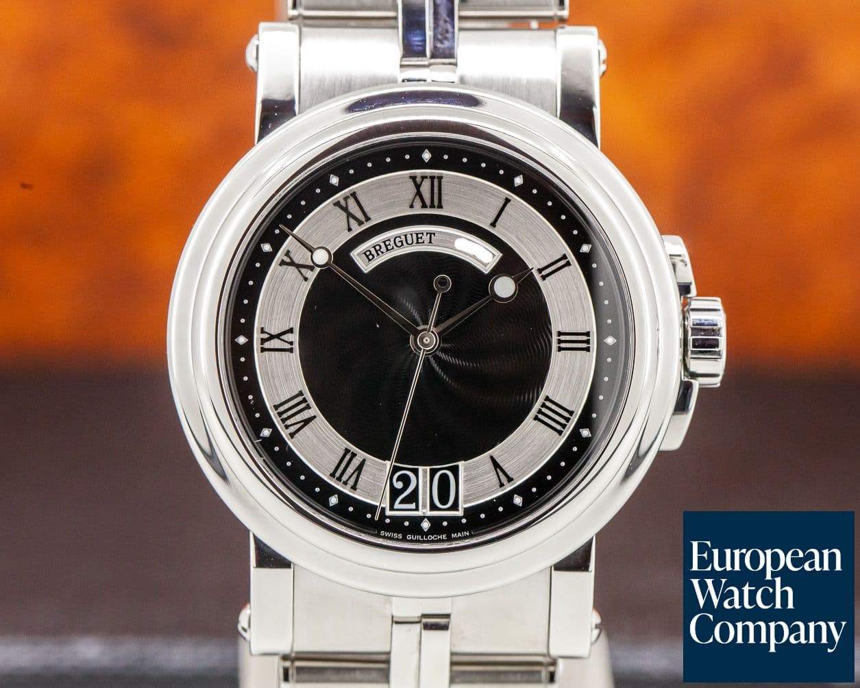 Image of Breguet Marine Big Date Black Dial SS / SS