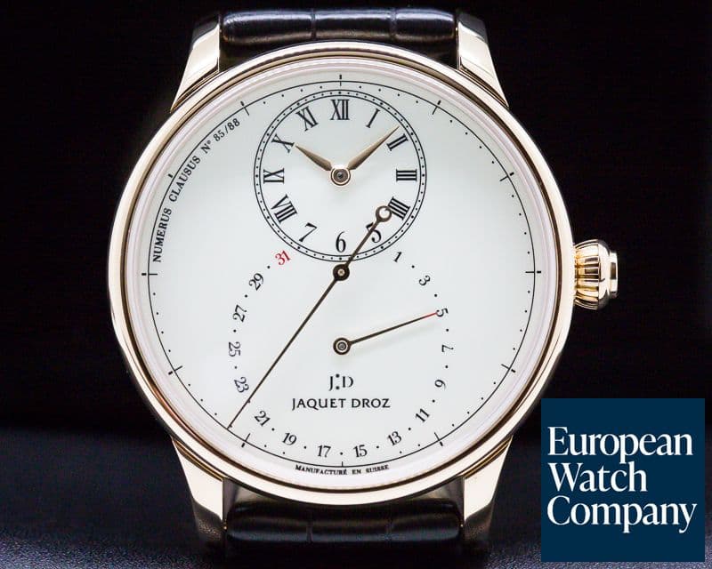 Image of Jaquet Droz Grande Seconde Deadbeat Automatic Rose Gold Ivory Dial