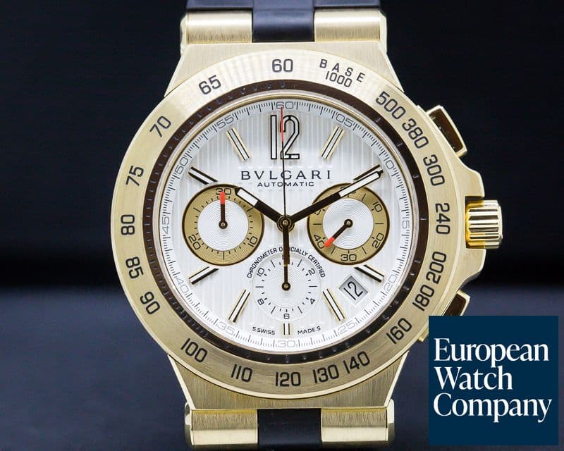 Image of Bulgari Bulgari Diagono Professional Chronograph 18K Yellow Gold 