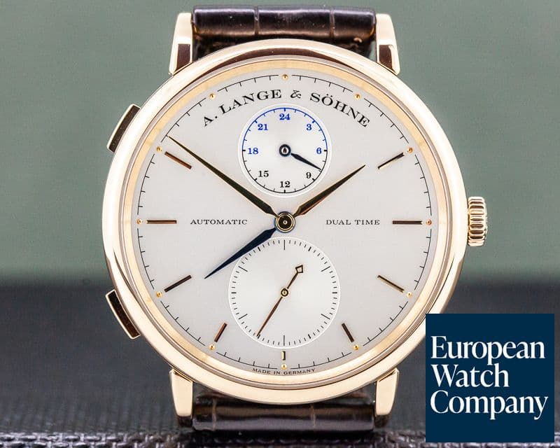 Image of A. Lange and Sohne Saxonia Dual Time 18K Rose Gold 