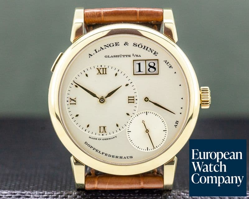 Image of A. Lange and Sohne Lange 1 Yellow Gold Champagne Dial 