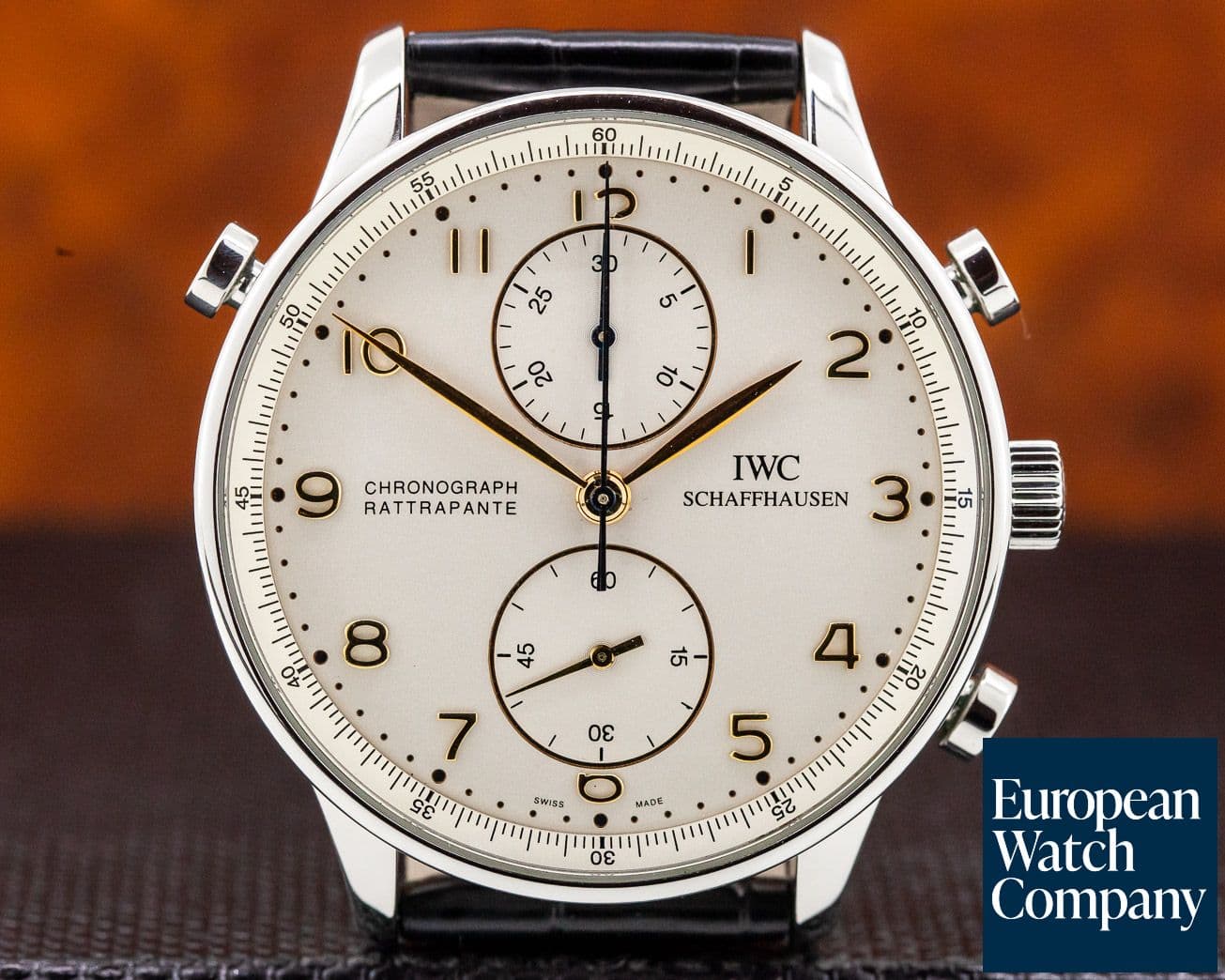 Image of IWC Portuguese Chronograph Rattrapante SS COMPLETE