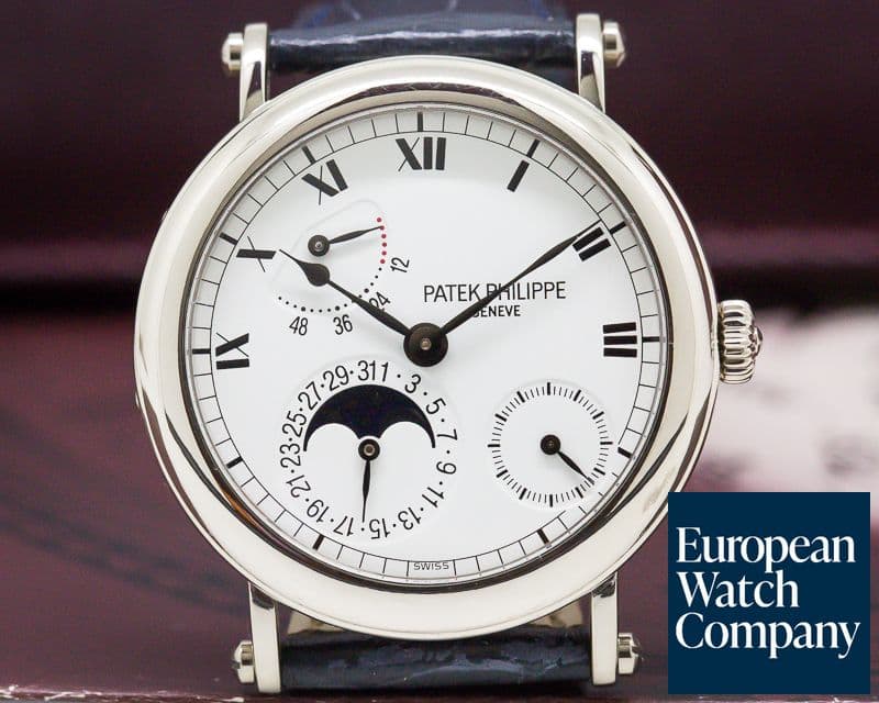 Image of Patek Philippe Power Reserve Moonphase 18K White Gold 