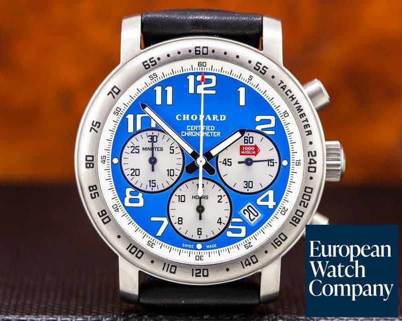 Image of Chopard Mille Miglia blue dial limited edition "Vintage Blue"