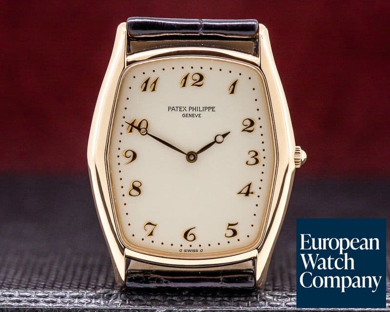 Image of Patek Philippe Gondolo Ultra Thin 18K Rose Gold / Porcelain Dial 
