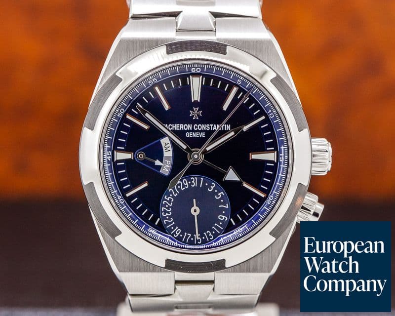 Image of Vacheron Constantin Overseas Dual Time SS Blue Dial UNWORN