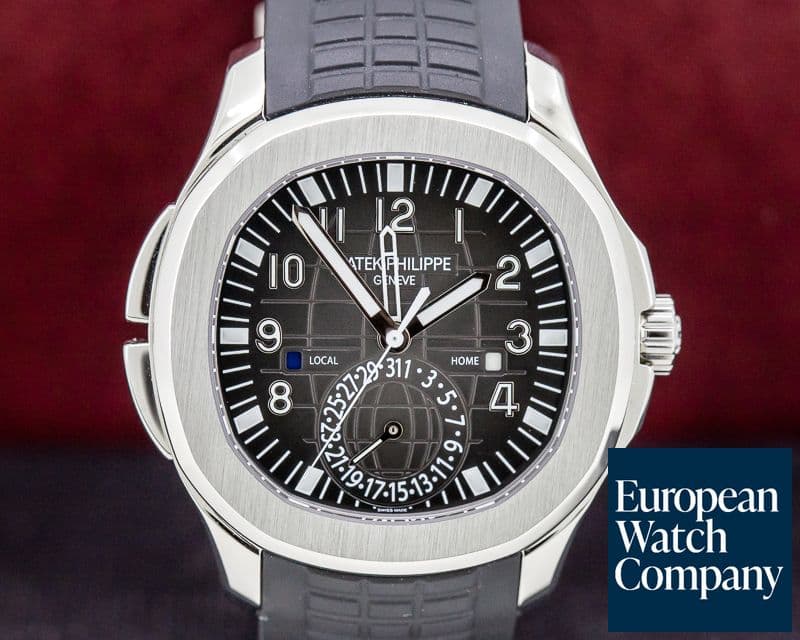 Image of Patek Philippe Aquanaut Travel Time SS / Rubber UNWORN