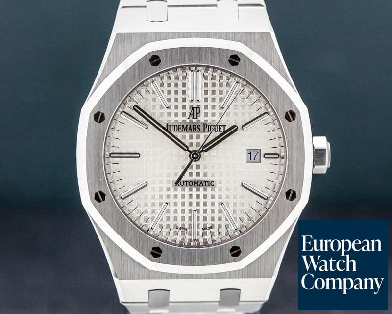 Image of Audemars Piguet Royal Oak White Dial SS / SS UNWORN