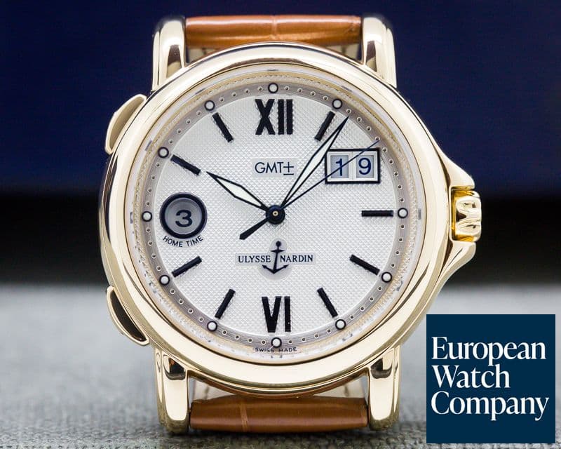 Image of Ulysse Nardin GMT +/- Big Date 18K Yellow Gold