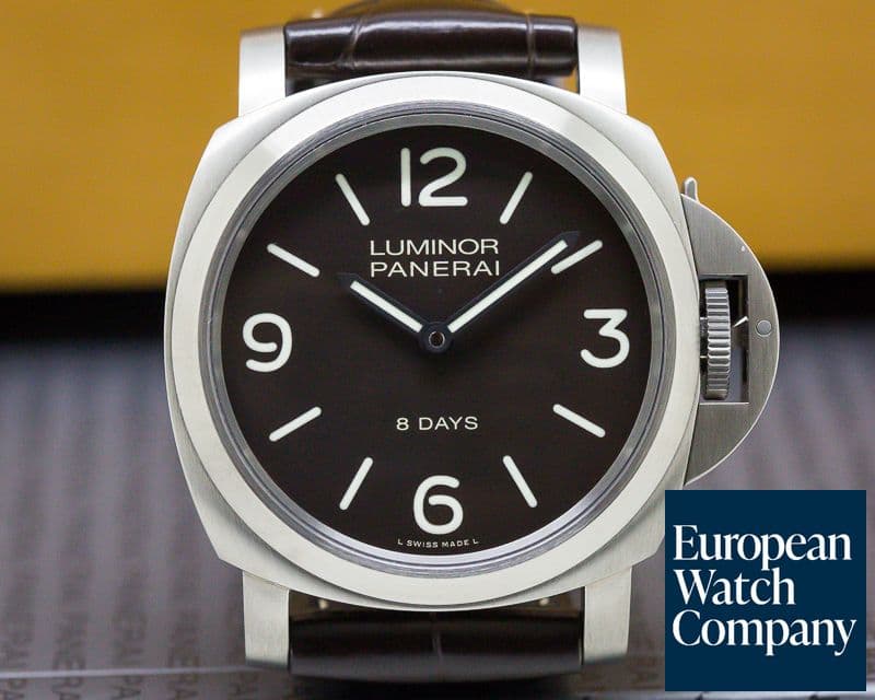 Image of Panerai Luminor Base 8 Days Tobacco Dial Titanium UNWORN