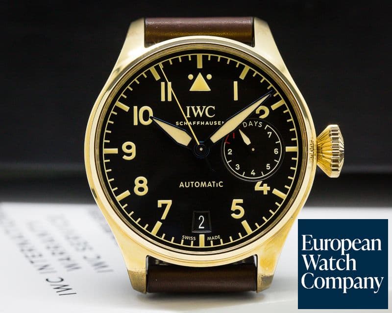 Image of IWC Big Pilot BRONZE Black Dial UNWORN