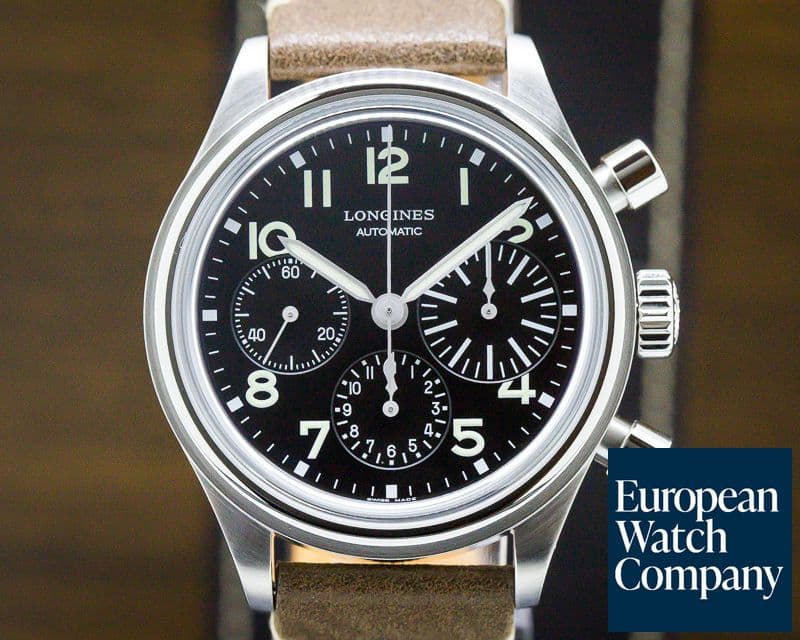 Image of Longines "Avigation BigEye" 41mm Chronograph UNWORN