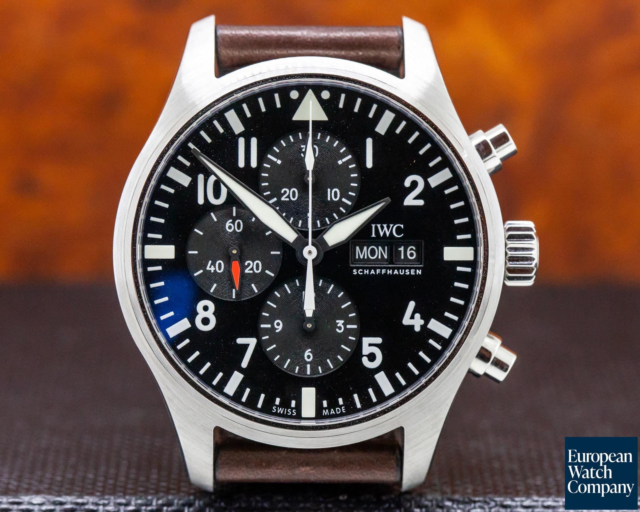 Image of IWC Flieger Pilot Chronograph SS  