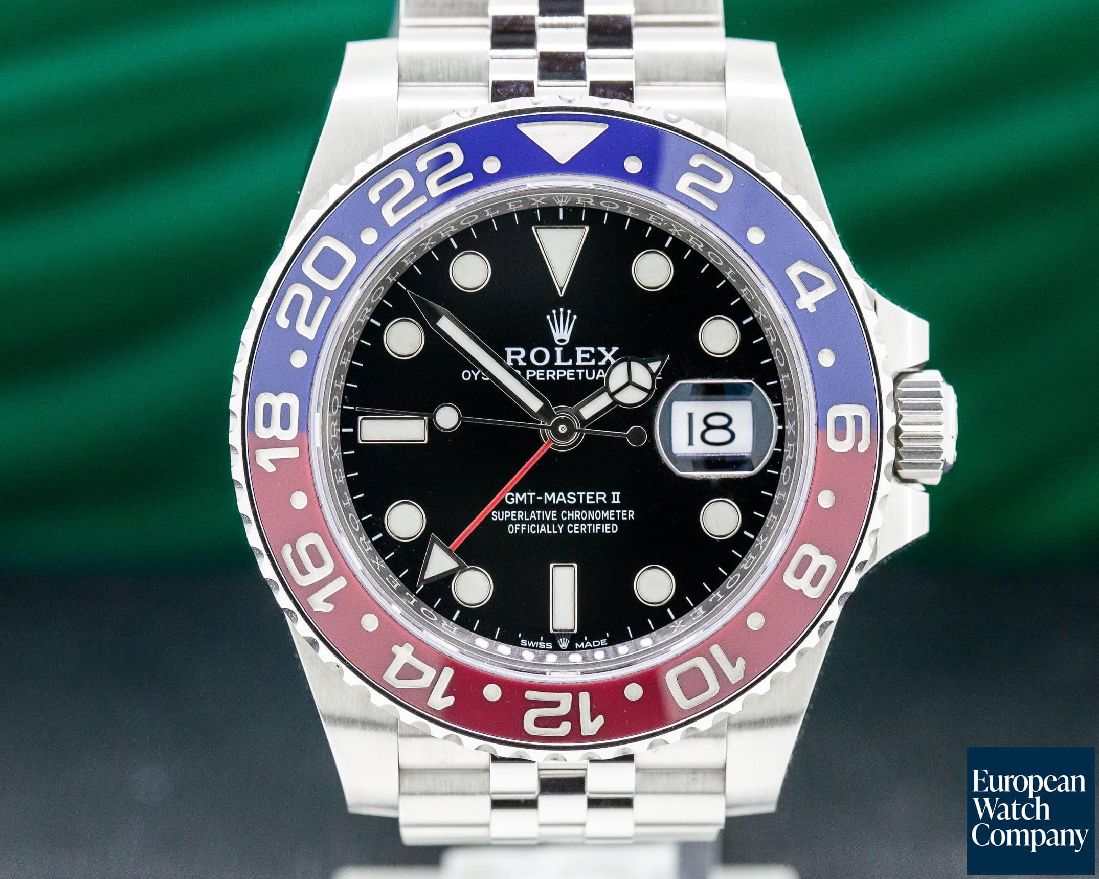 Image of Rolex GMT Master II Ceramic "Pepsi" SS / Jubilee 