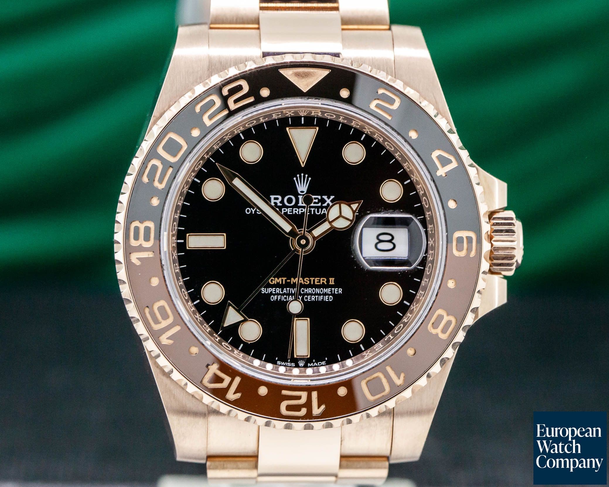 Image of Rolex GMT Master II 18K Everose Ceramic Root Beer