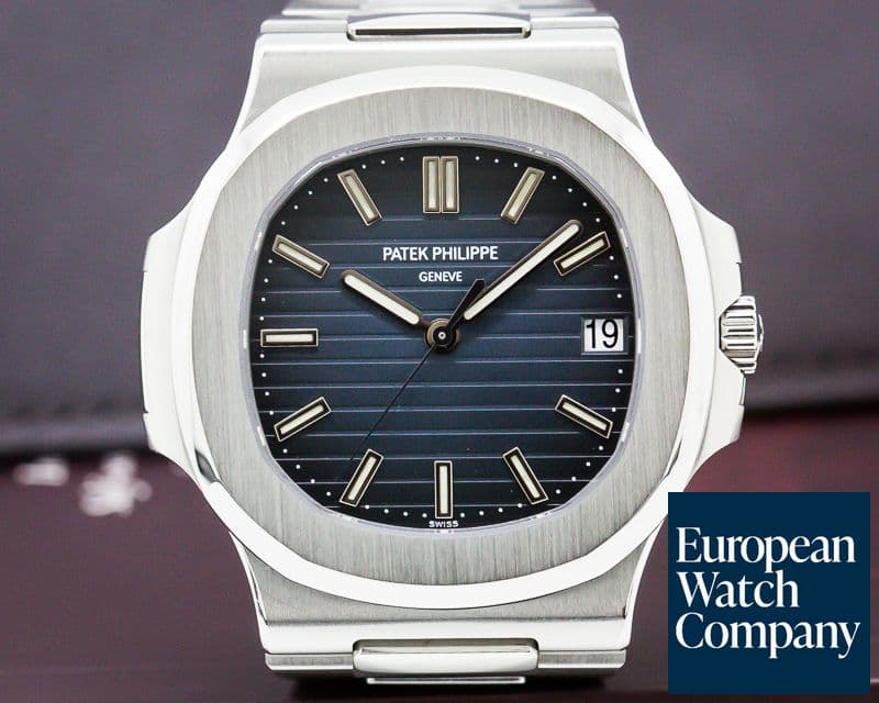 Image of Patek Philippe Jumbo Nautilus Blue Dial SS