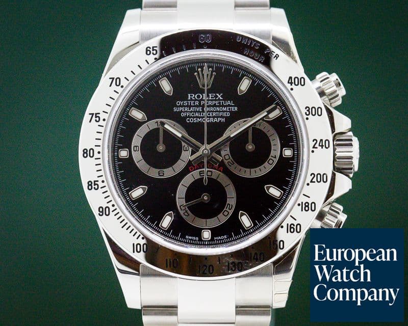 Image of Rolex Daytona Black Dial SS UNWORN COMPLETE 