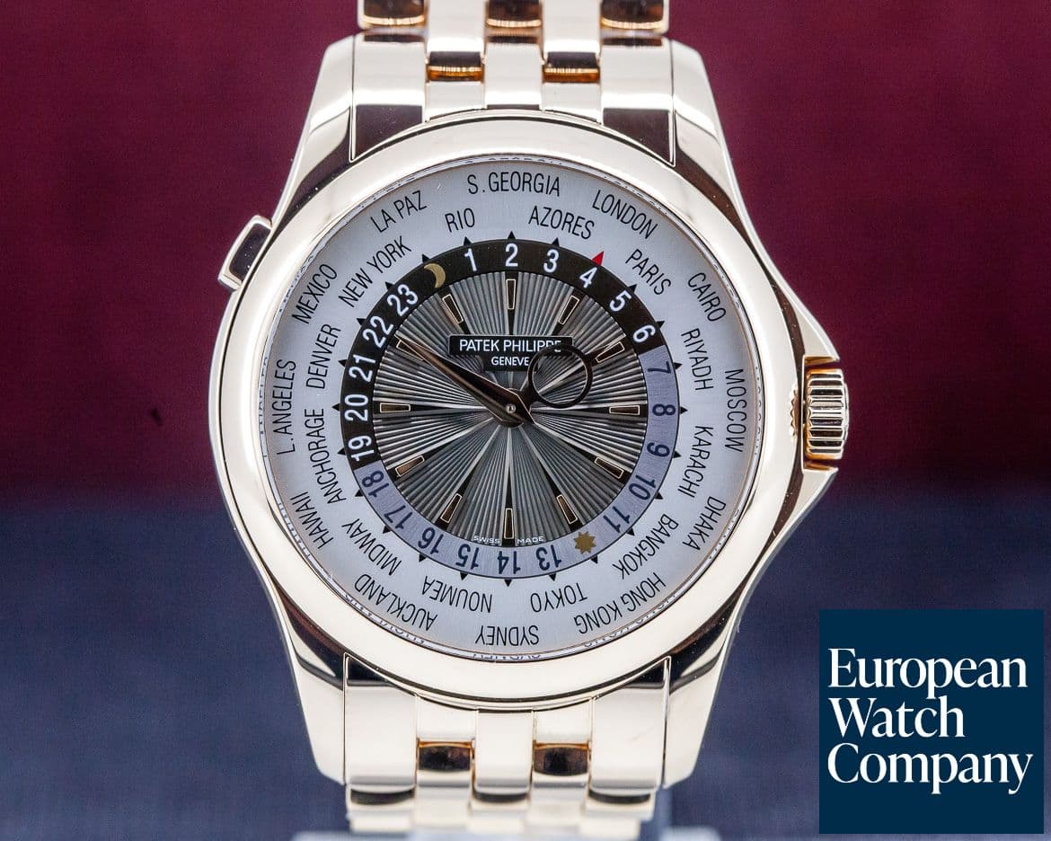 Image of Patek Philippe World Time 18K Rose Gold / 18K Rose Gold Bracelet