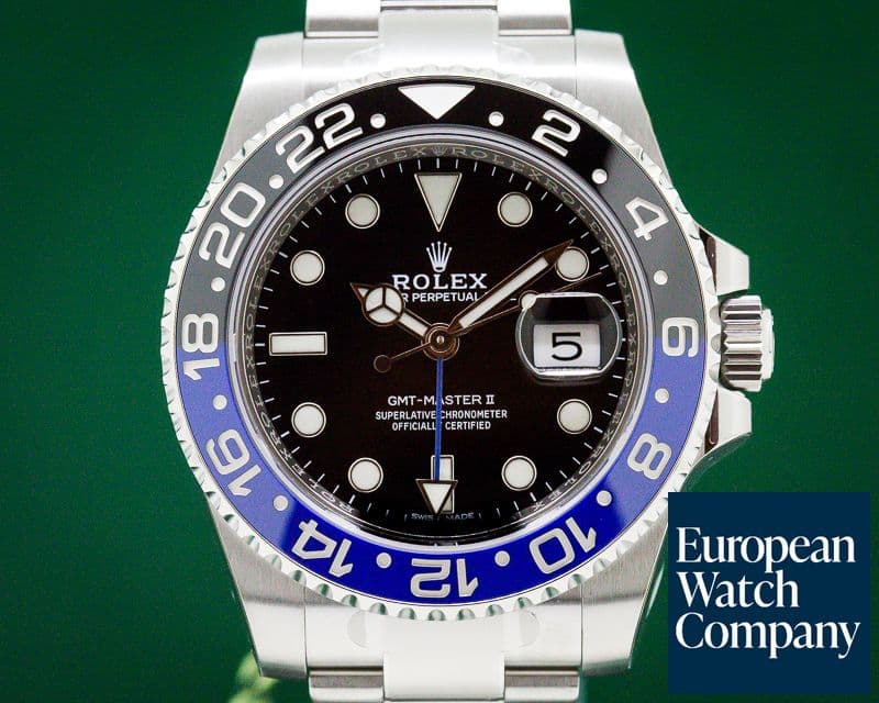 Image of Rolex GMT Master II Ceramic Black & Blue "Batman" UNWORN TAGGED AND STICKERD