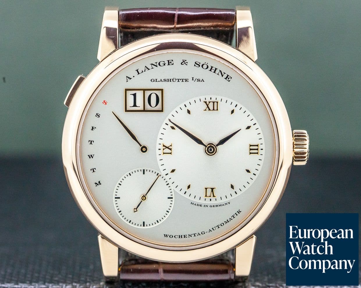 Image of A. Lange and Sohne Lange 1 Daymatic 18K Rose Gold / Deployant 