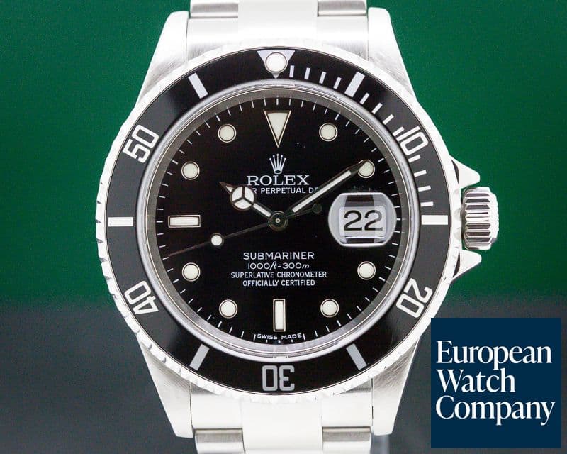Image of Rolex Submariner SS Black Dial 