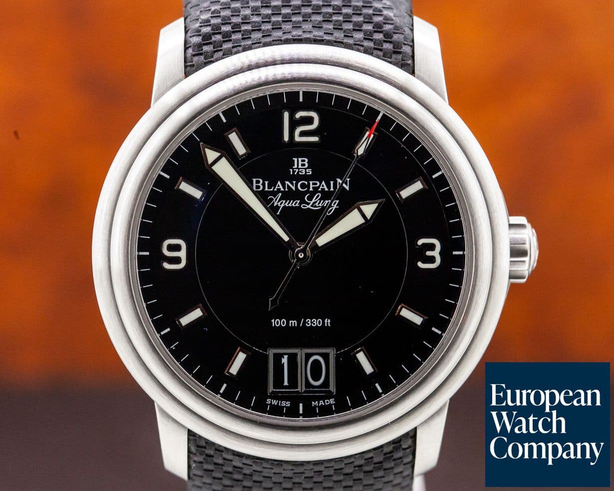 Image of Blancpain Aqualung Big Date Black Dial VLADAMIR PUTIN Limited SS
