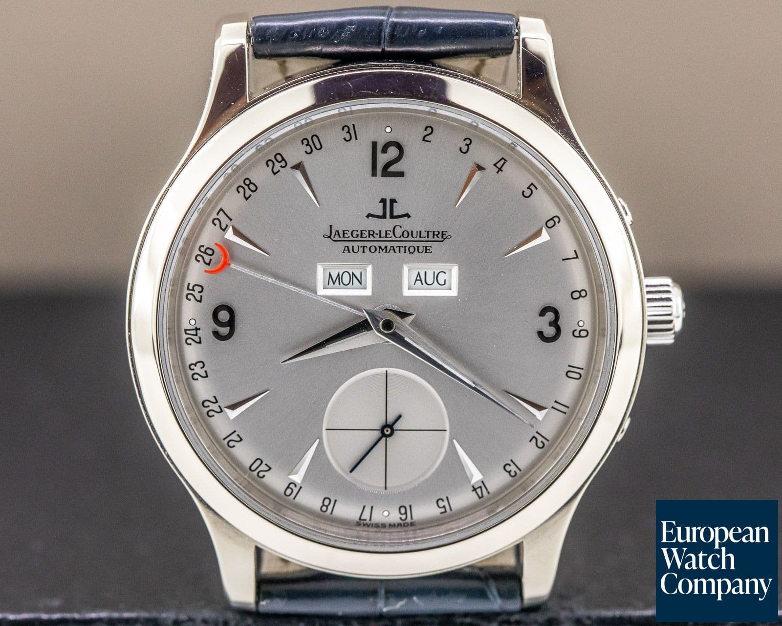 Image of Jaeger LeCoultre Master Control Triple Calendar 18k White Gold 
