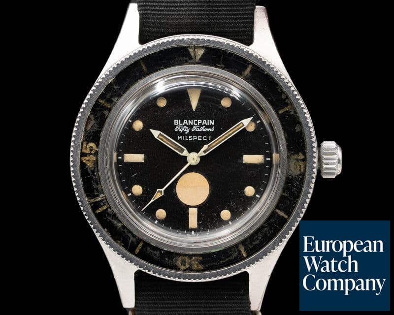 Image of Blancpain Fifty Fathoms "AM" Milspec 1 RARE  