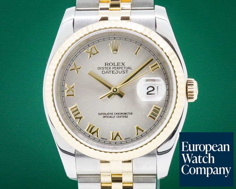 Image of Rolex Datejust Roman Jubiliee Roman 18K / SS 