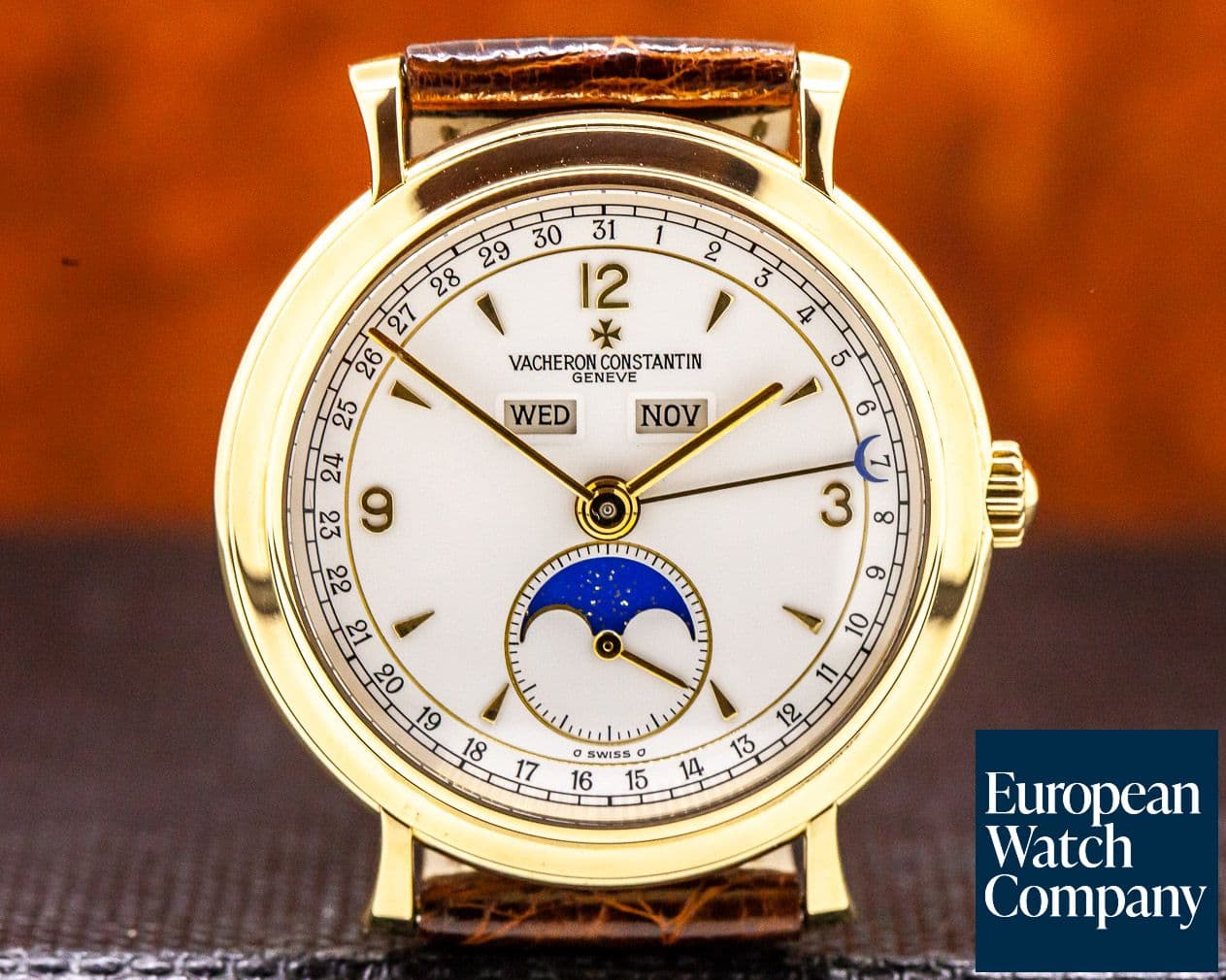 Image of Vacheron Constantin Triple Date Moon 18K Yellow Gold / Manual Wind 
