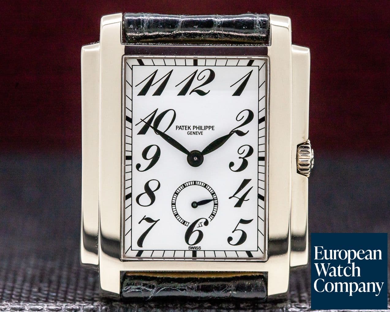 Image of Patek Philippe Gondolo White Dial Arabic Numerals 18K White Gold